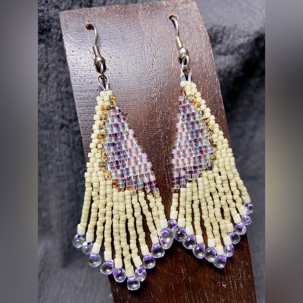 Gemologist’s Daughter Beaded Artisan Earrings